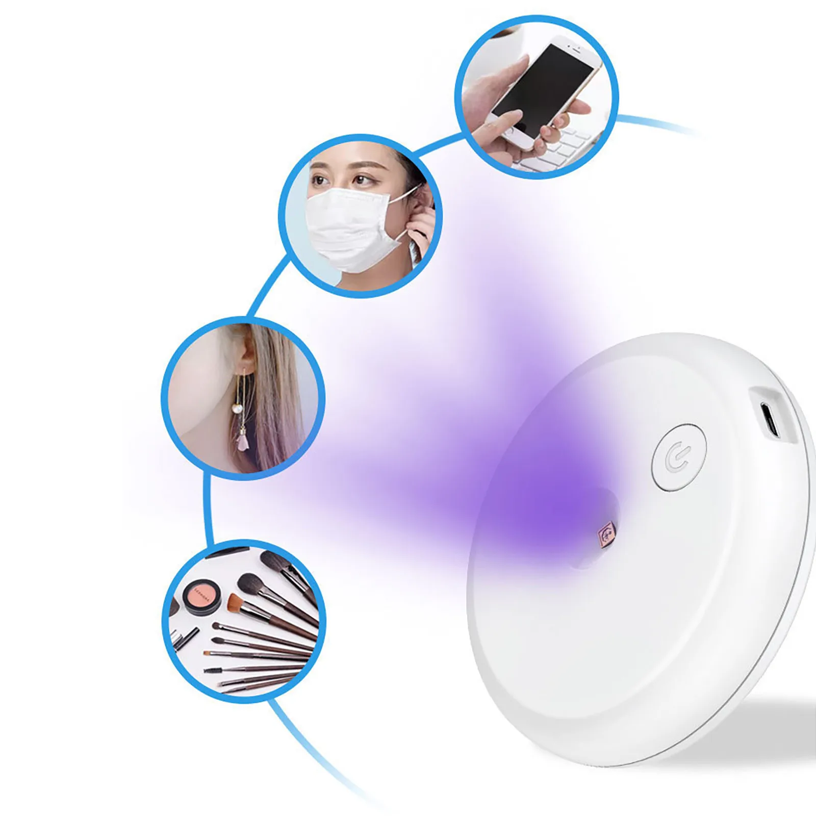 

Sterilizer Lamp Portable Ultraviolet Lamp Rechargeable Disinfection Lamp Uvc Bactericidal Germicidal Light Wand Toilet Disinfect