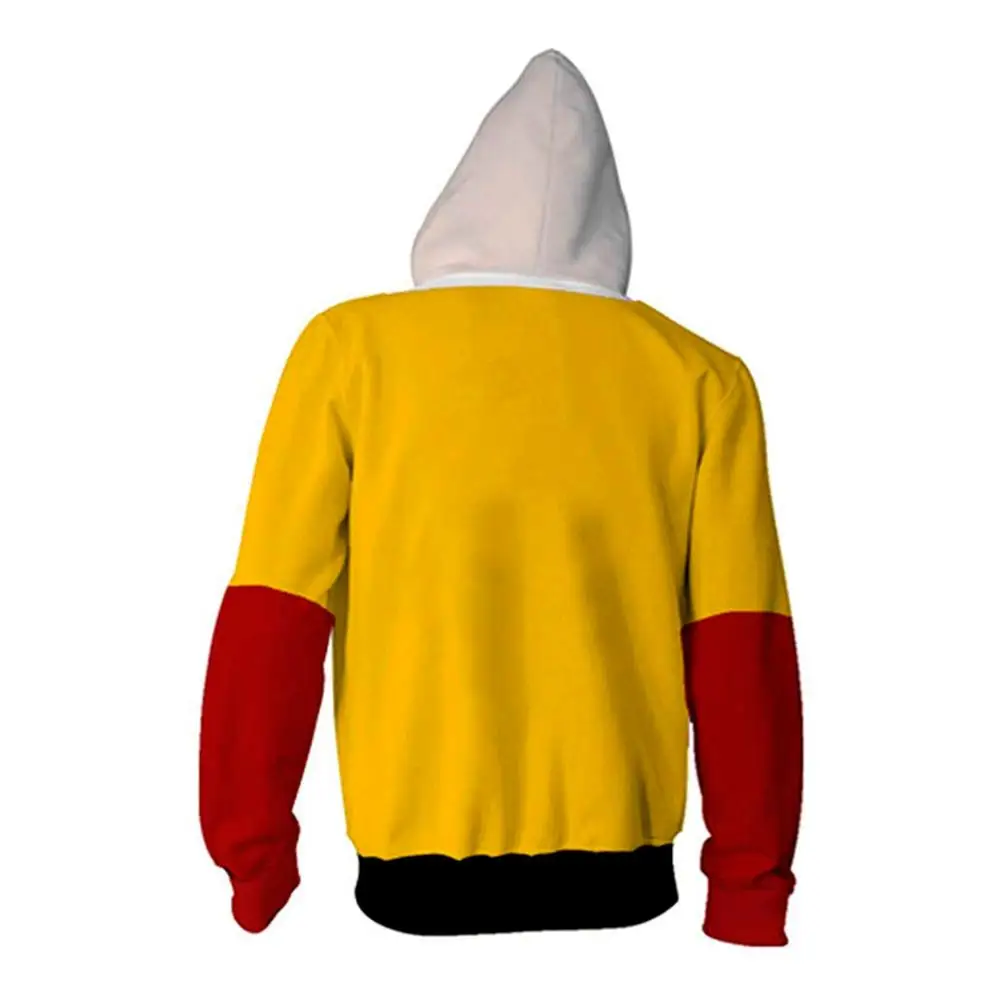 Мужская толстовка с капюшоном 3D One Punch Man Hero Saitama осенняя уличная одежда аниме