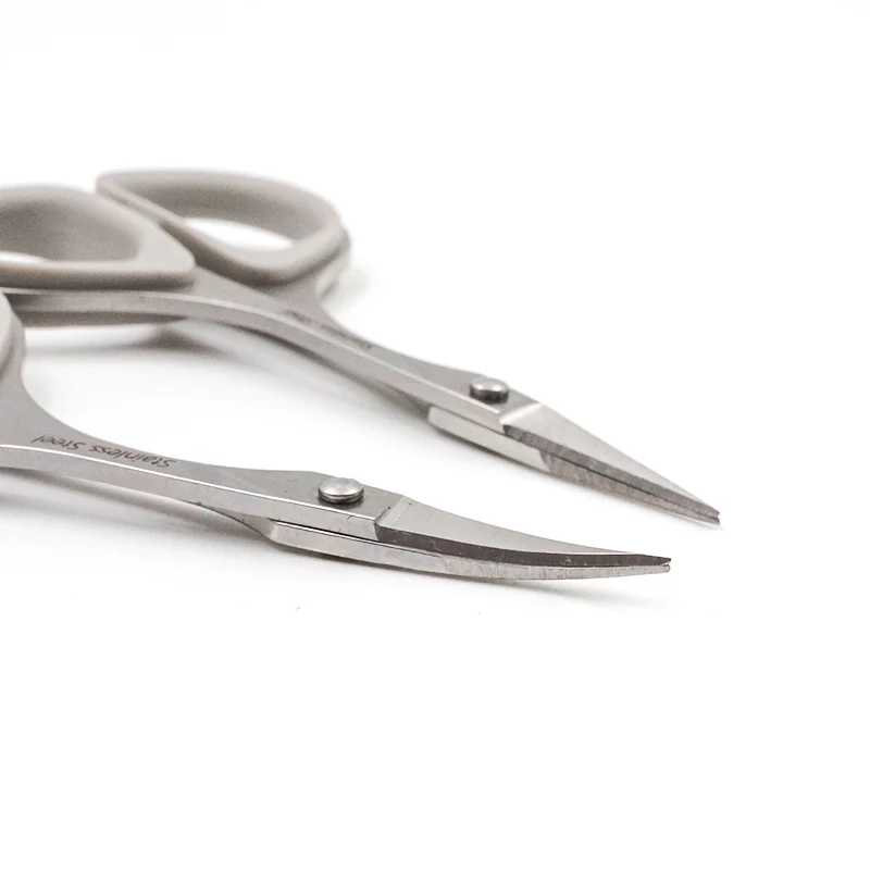 Description Picture 3 of itemProfessional  Eyebrow Eyelash Scissors Trimmer Straight or angle  Stainless Steel  Eyebrows Eyelashes Trimming Clippers