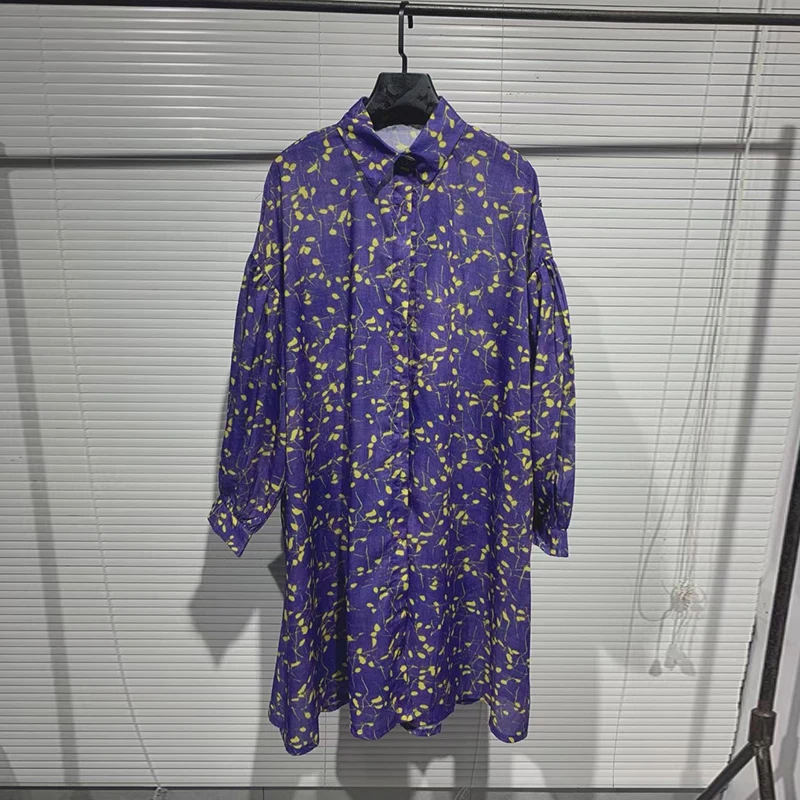 

Женский Повседневный комплект из двух предметов, рубашка с отложным воротником и длинными рукавами, короткие брюки с высокой талией, яркие ...