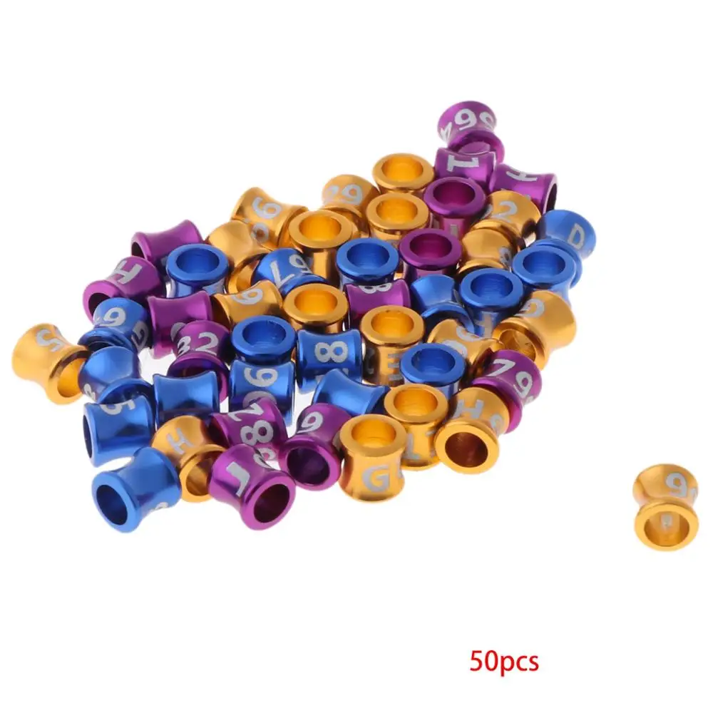 50 шт. кольца для питомцев с этикеткой голубей|Кольца на лапки птиц| |