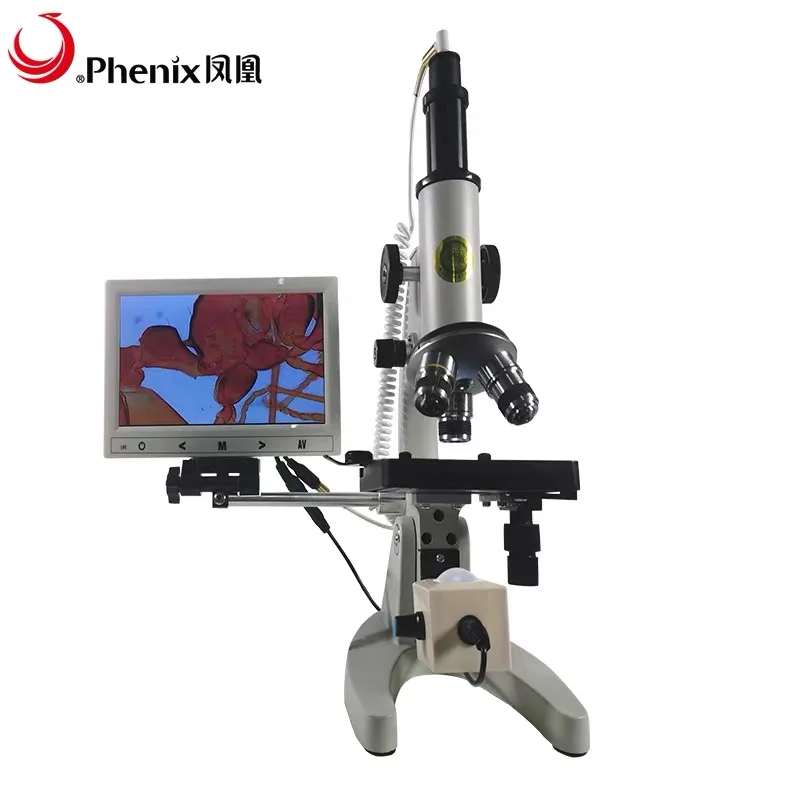 

Phenix 7inch Side Screen Digital Monocular Biological Microscope with 2MP Electronic Camera