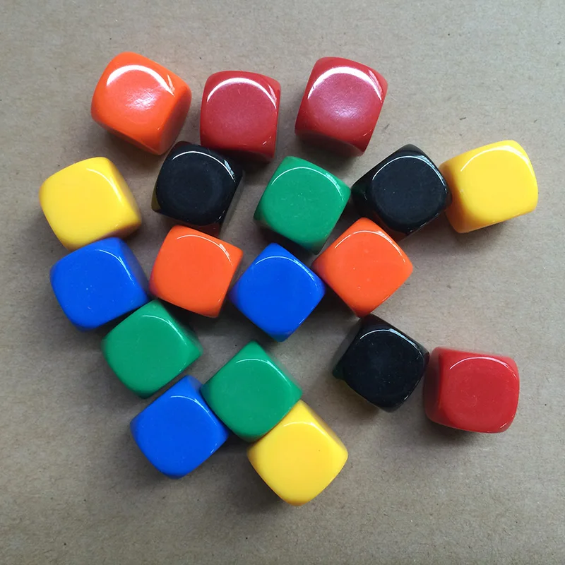 Детские кости с 6 сторон игровые аксессуары для самостоятельной сборки 16 мм |