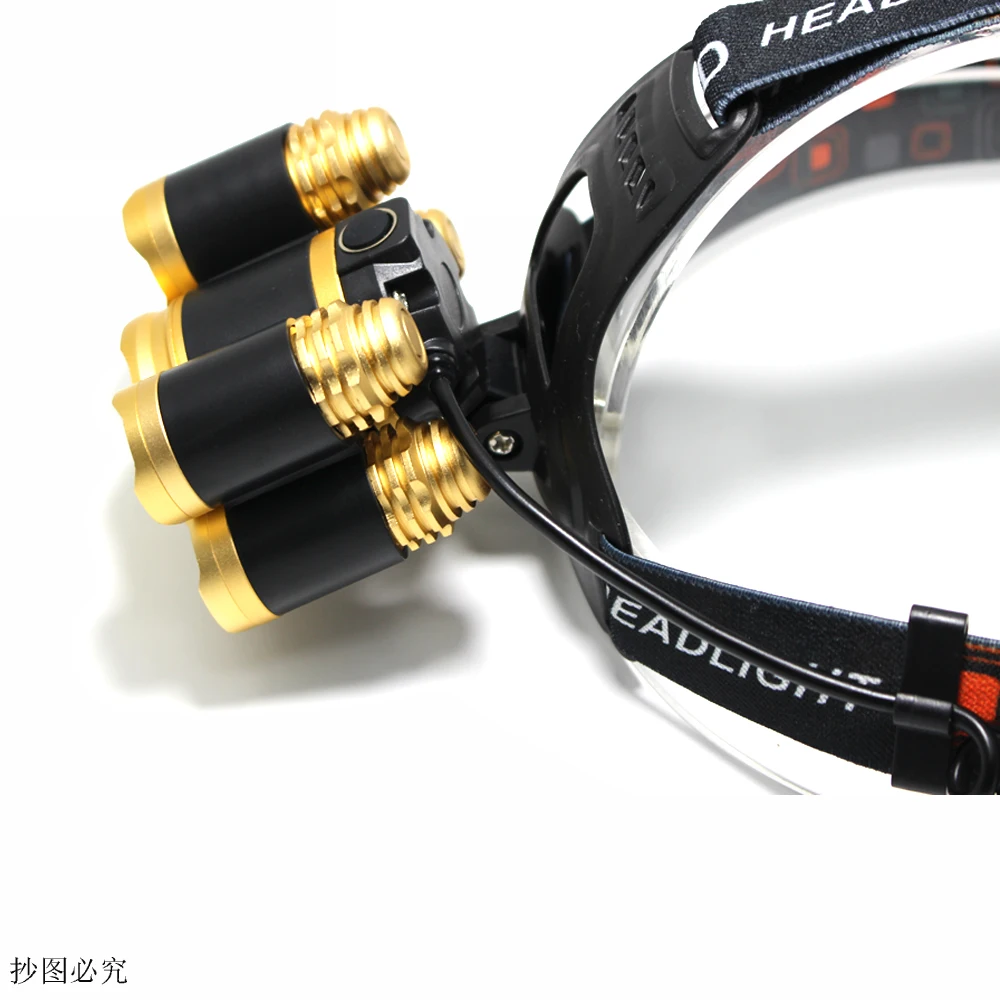Фонарь налобный светодиодный 18650 лм 4 режима|led headlamp|head light torchhead |