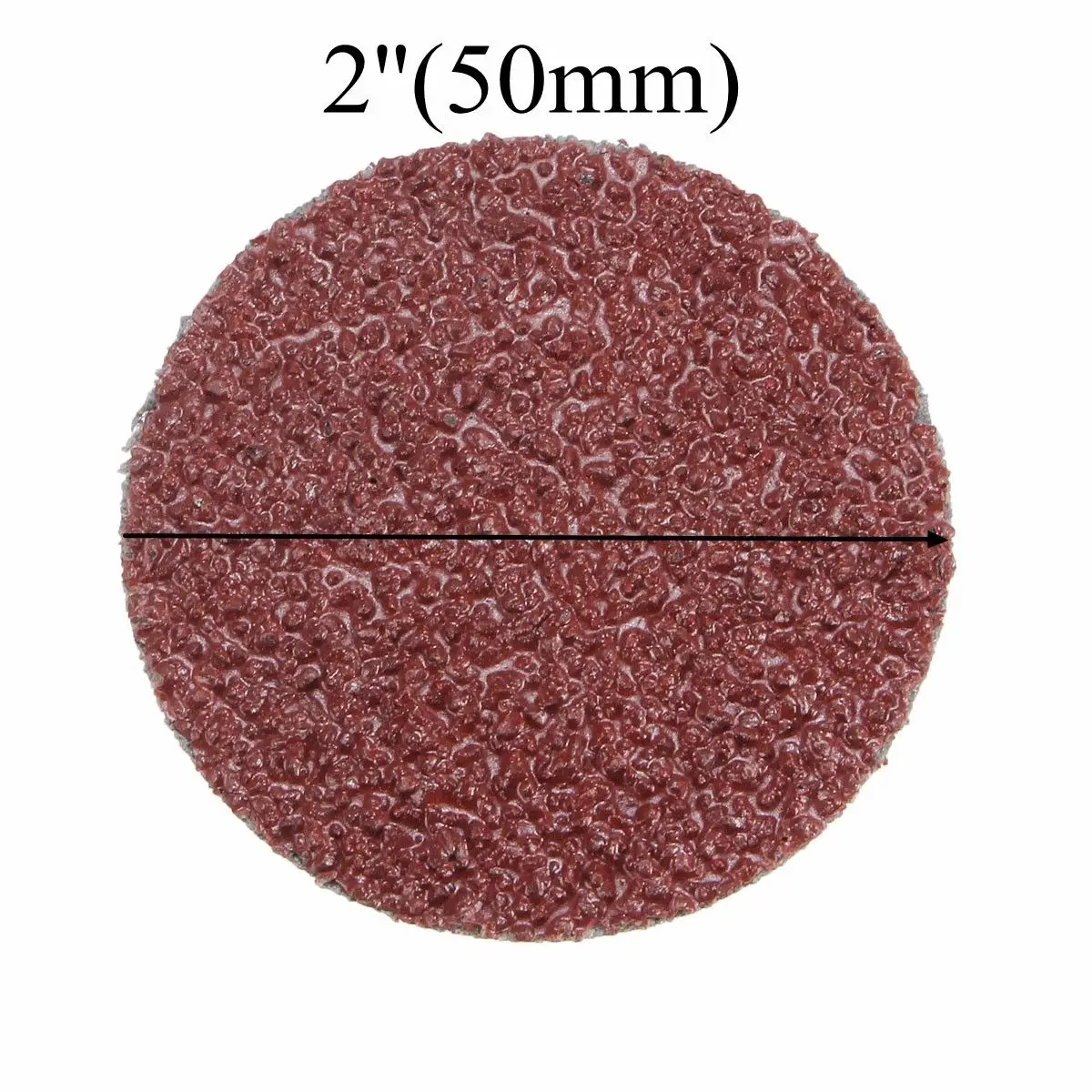 

50Pcs 36 Grit Sandpaper Sanding Discs 2'' Roll Lock Type R Roloc for Dremel Abrasive Tool Sanding Discs Kit