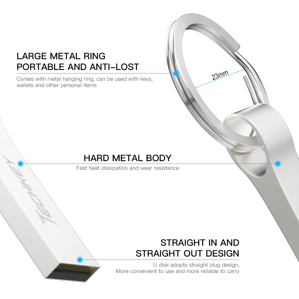 Новый Usb флеш driveTECHKEY флешка 64 ГБ 32 оперативной памяти 16 Гб встроенной 8 4 Флеш