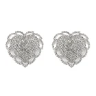 Женская сексуальная накладка на соски стразы из нержавеющей стали, Женская многоразовая накладка на грудь, силиконовые накладки на соски, наклейки на бюстгальтер