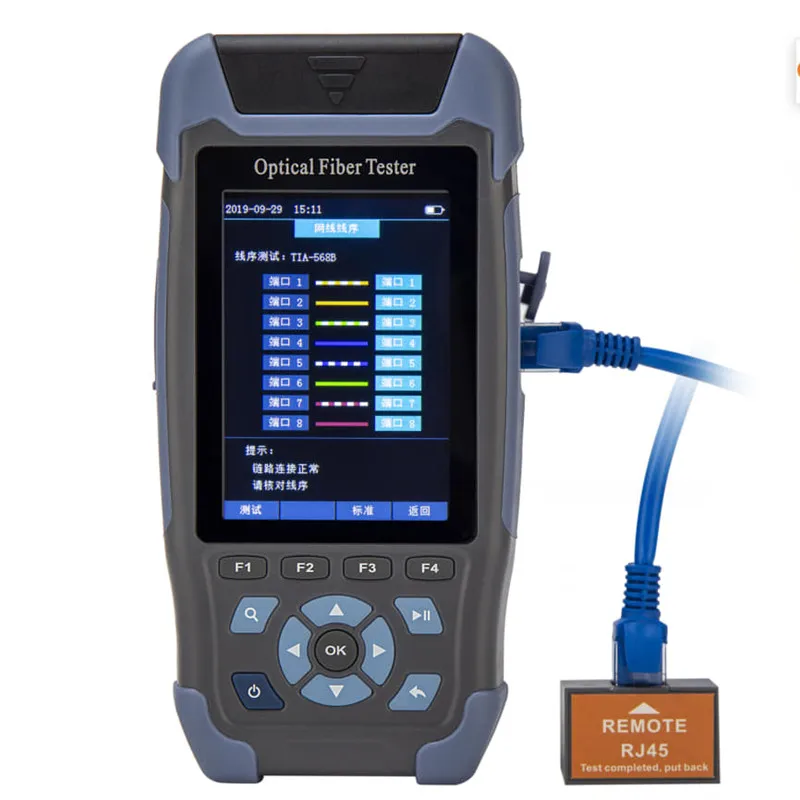SeikoFire Mini Pro OTDR S710 с 9 функциями VFL OLS OPM карта событий 24 дБ для 64 км тестер