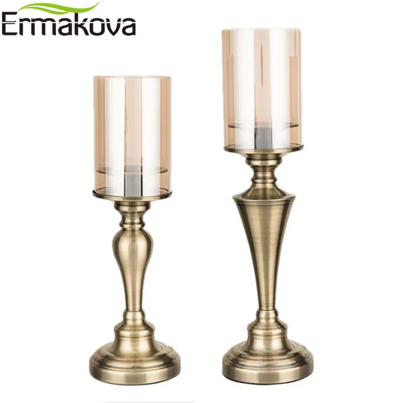 Металлический канделябр ERMAKOVA ретро подсвечник обеденный свадебный подарок