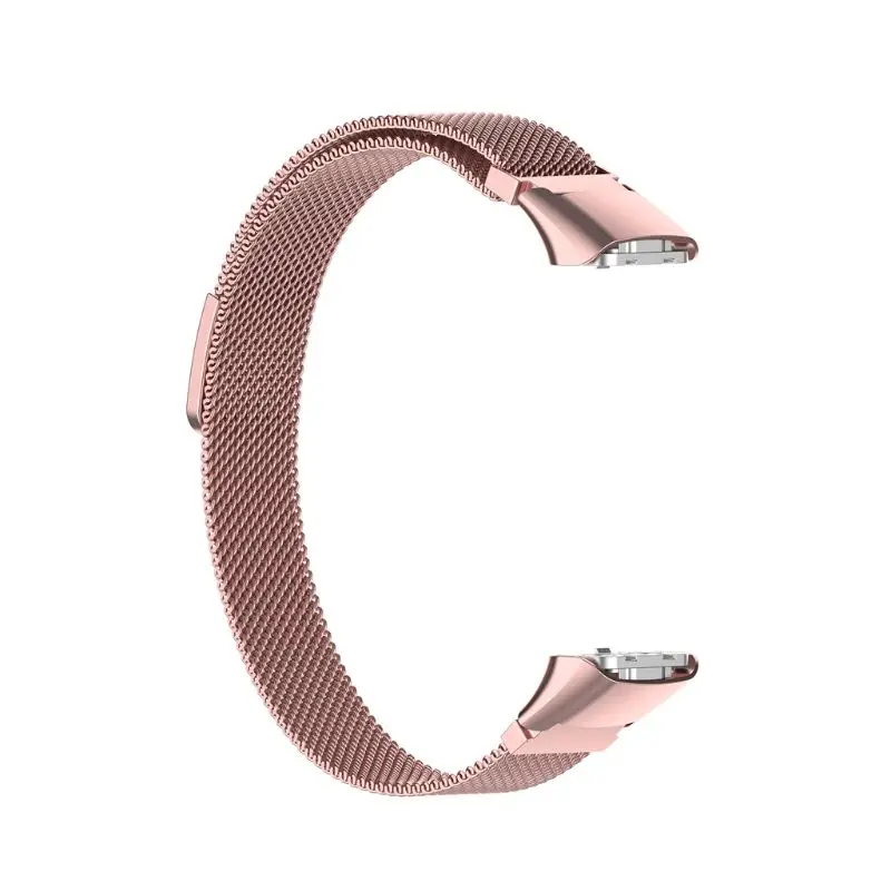 Rose Pink Магнитная Нержавеющая Сталь замена часы ремешок для samsung Galaxy fit SM-R370 браслет - Цвет ремешка: Rose Pink