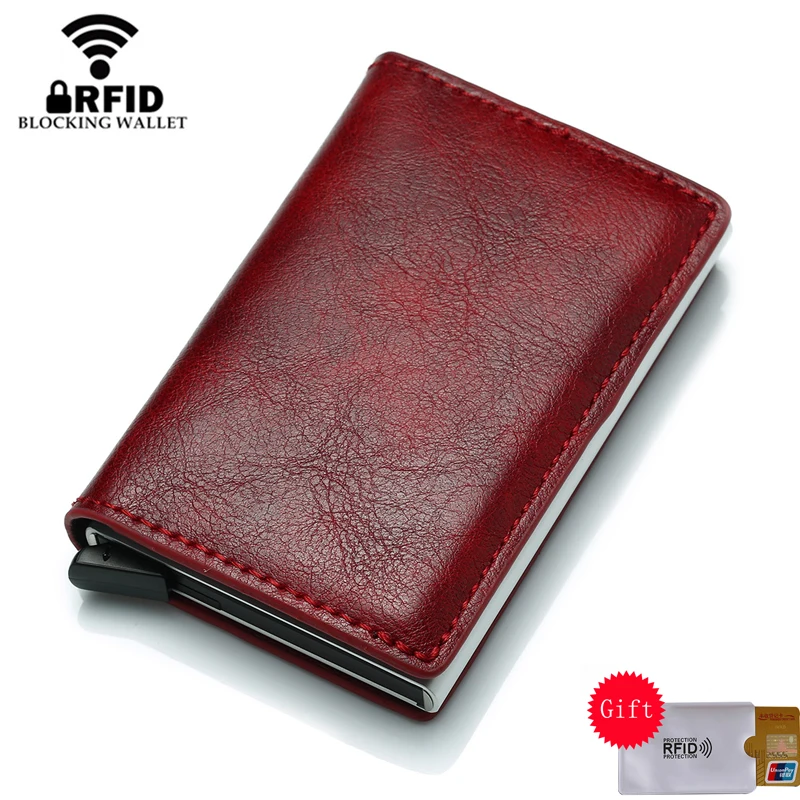 YAMBUTO 2021 RFID кошелек держатель карт унисекс металлический алюминиевый