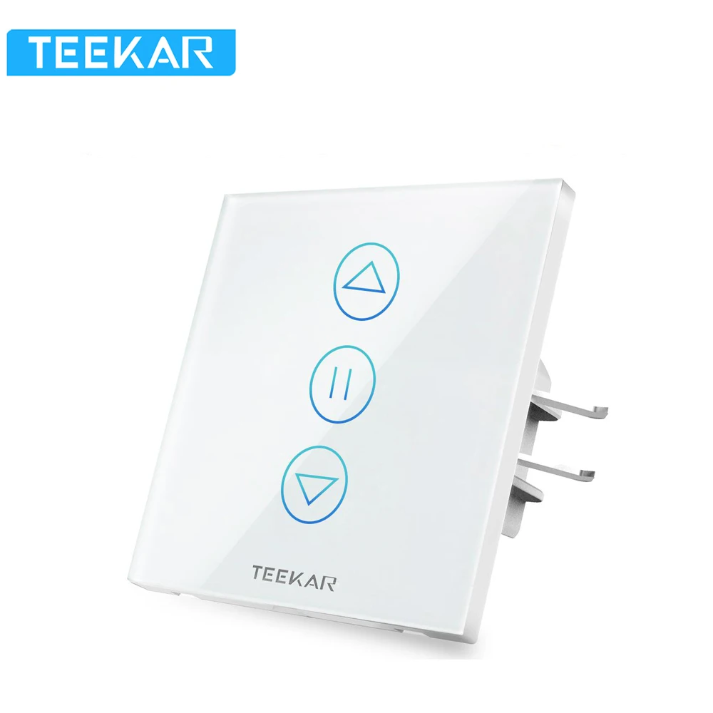 Смарт штора Teekar 4 го поколения Tuya переключатель стандарта ЕС Fr Электрический