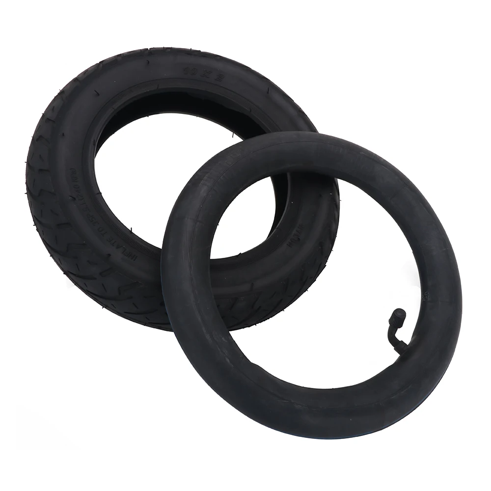 Inner outer Мотоцикл 10x2 10 дюймов внутренняя внешняя шина шины трубка для Xiaomi Mijia M365 WanDa Электрический газовый скутер колеса ATV пневматический мопед - Цвет: Inner outer