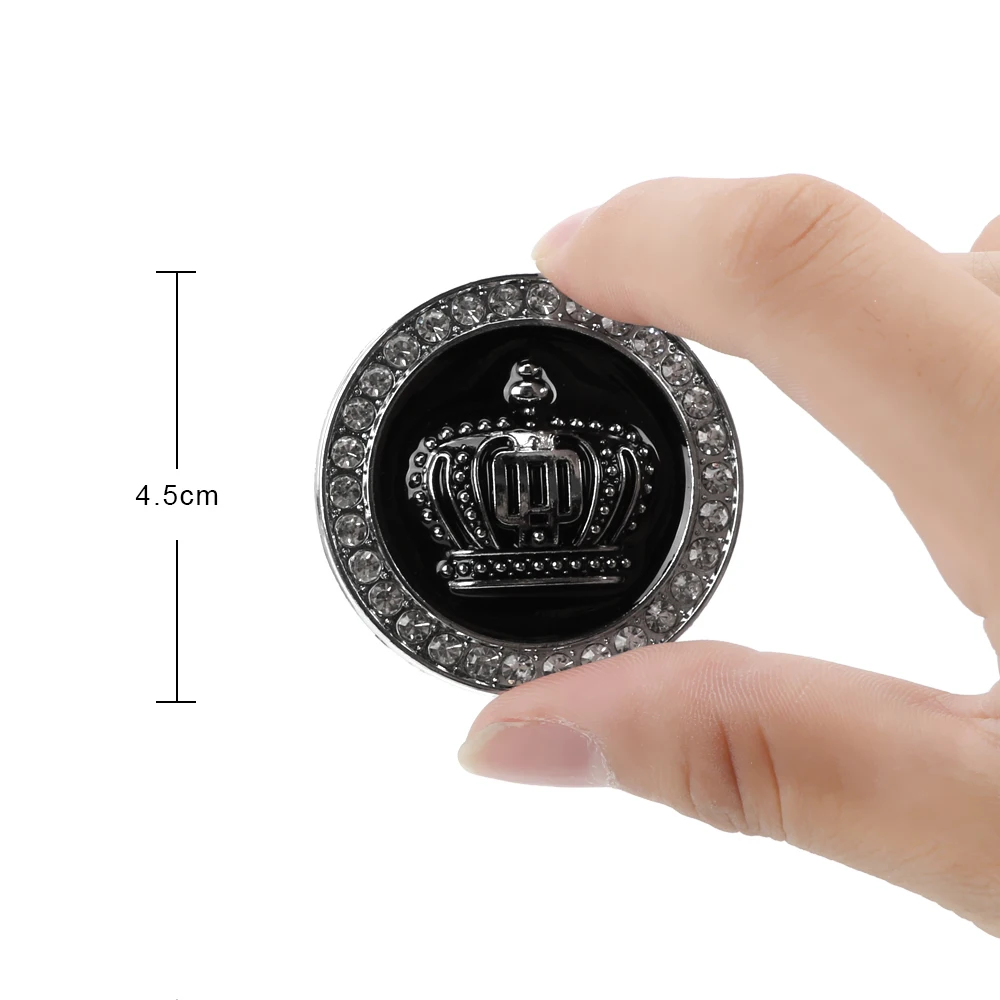 

Auto Sticker Car Stickers and Decals Personalized Metal Badge 3D Diamond Crown Car-styling