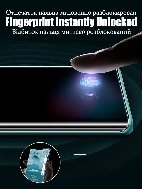 40D Гидрогелевая пленка для Huawei P30 P20 Lite Pro Защита экрана Mate 20 P40 мягкая P Smart Z Not