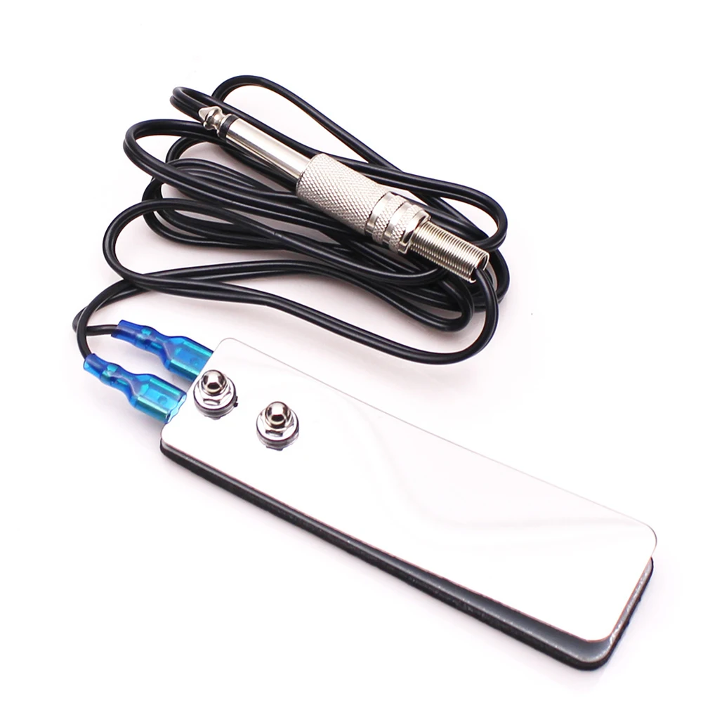 Нержавеющая сталь татуировки педаль переключатель микрофонная вилка машина