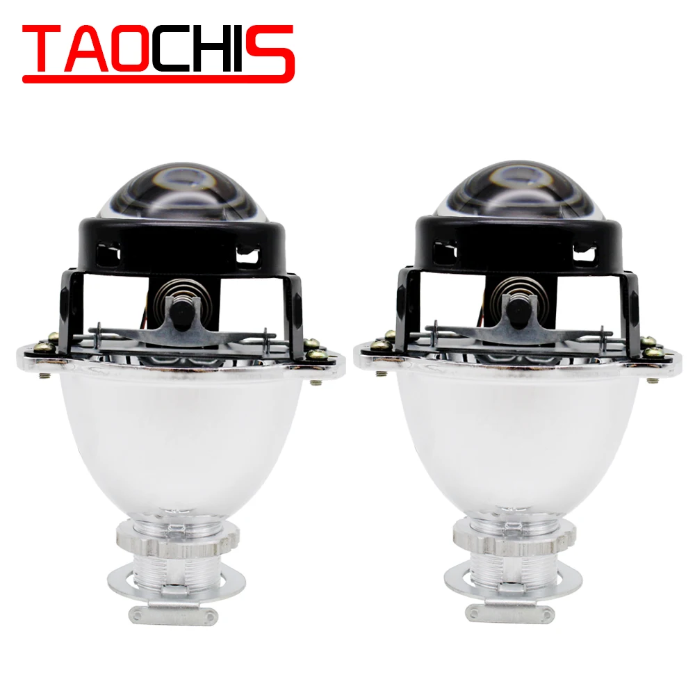 TAOCHIS LHD 2 0 дюймов Универсальный HID мини биксеноновый объектив проектора H1 H4 H7 с