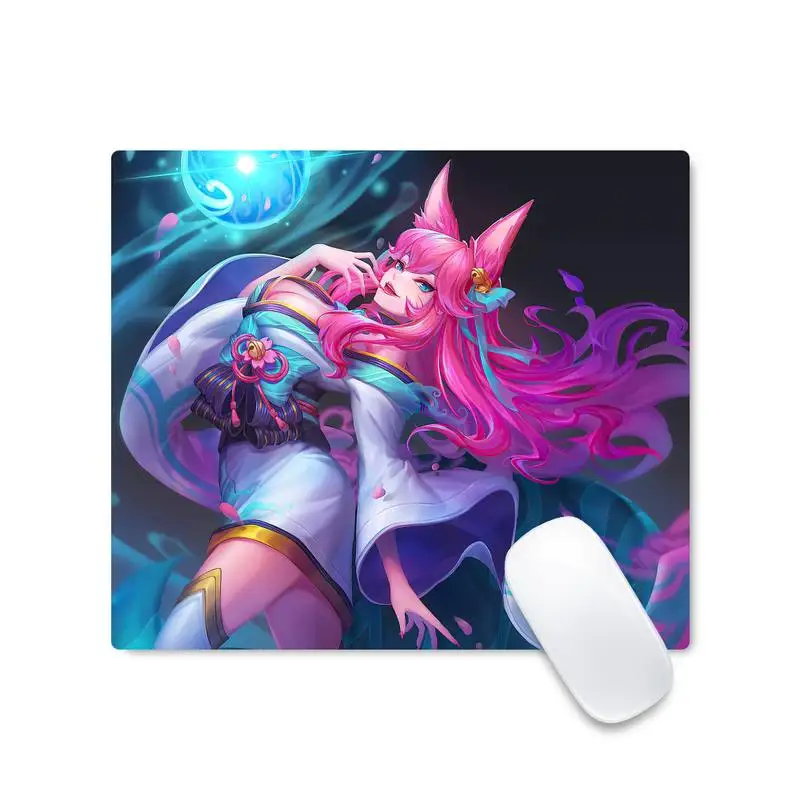 

Ahri lol sexy Unique girl Desktop Pad Game Mouse pad Desk Protect Game Officework Mat Non-slip Laptop Cushion