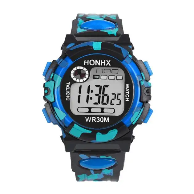 

2021 New Fashion Kids Child Boy Girl Multi Function Digital Waterproof Watches Sports Electronic Wrist Watch Reloj Mujer Clock
