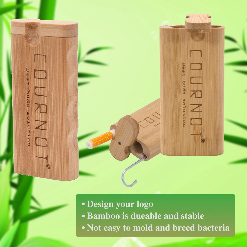 Чехол HORNET из натурального бамбука с керамической трубкой 48*103 мм|Аксессуары для