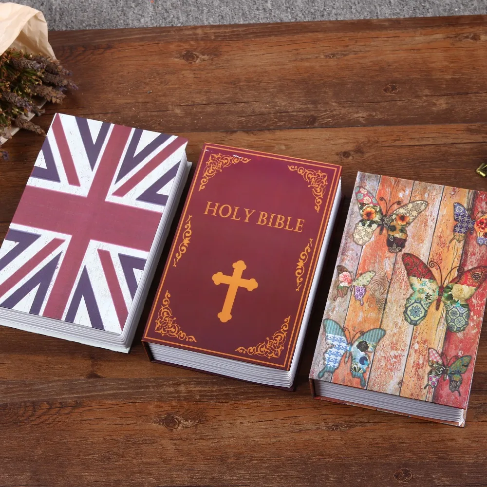 Дорожная домашняя денежная ювелирная охранная стальная имитационная книга