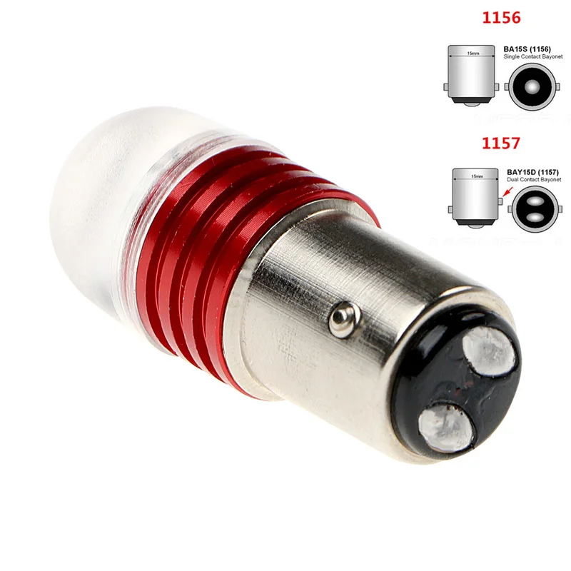 2 шт. 1156 BA15S 1157 BAY15D 5630 3SMD Автомобильный светодиодный свет белый Красная
