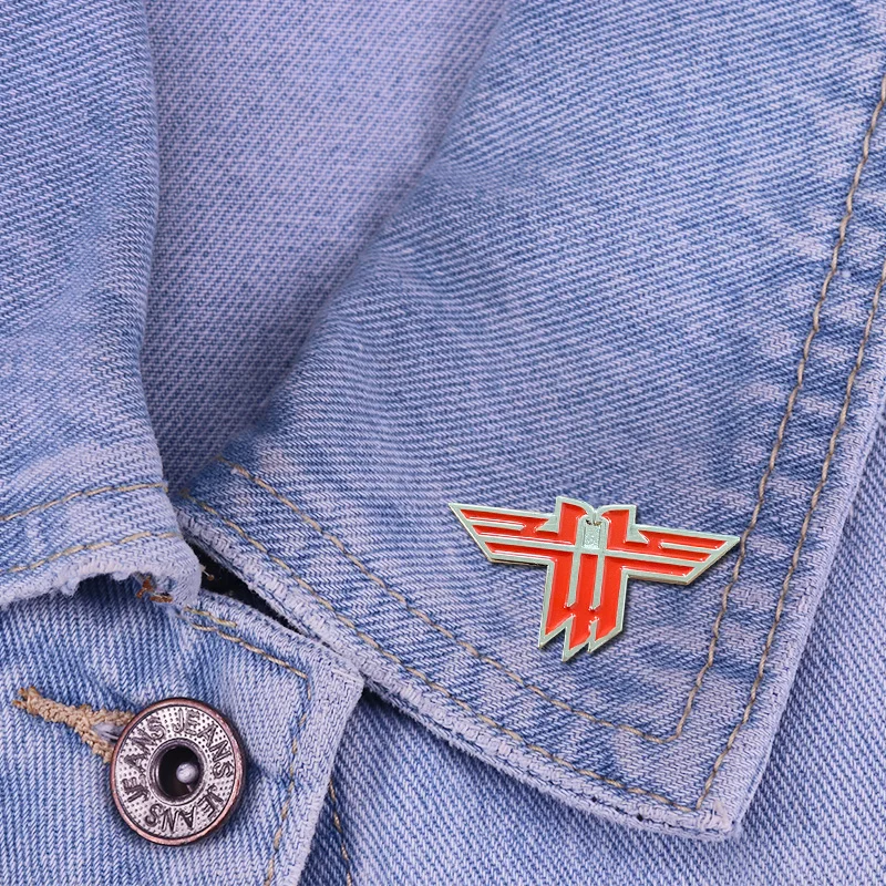 Wolfenstein The New Colossus Logo Brooch Video Game Fans Proud Decor | Украшения и аксессуары