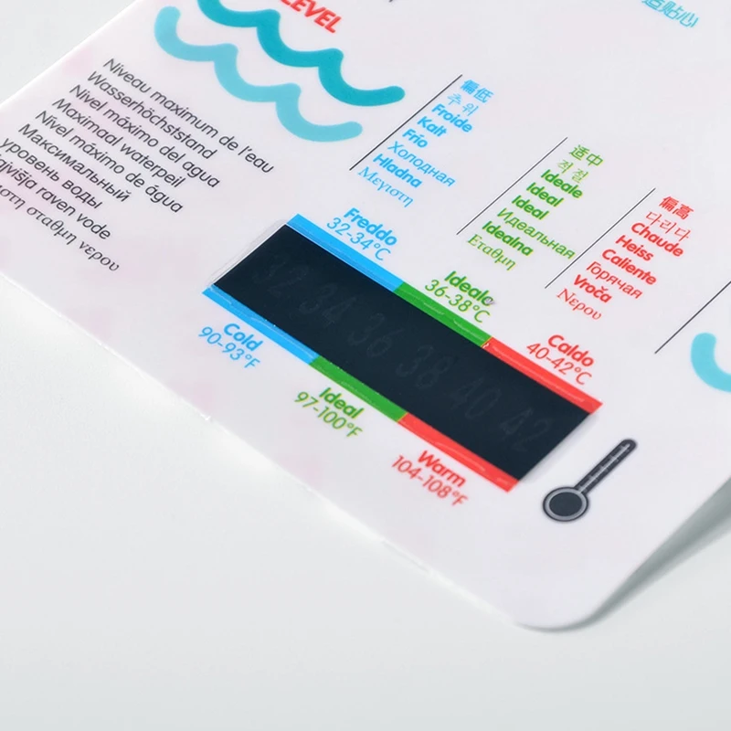 

10 Pcs Water Thermometer Card Water Temperature Measuring Card Home Bathing Tool for Baby Bathing Infant Bath Tub