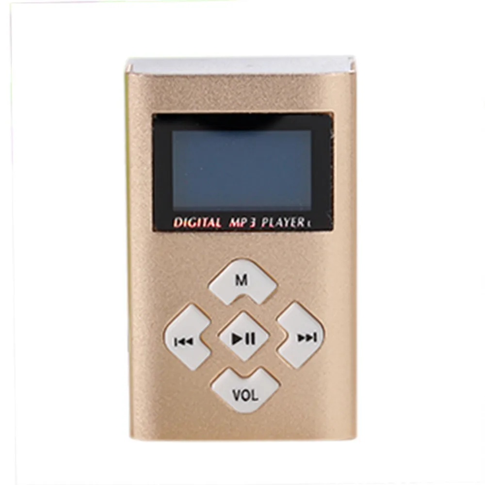 Mp3 плеер Usb Мини MP3-плееры с ЖК-экраном Поддержка 8 Гб Micro Sd Tf карта спортивная мода