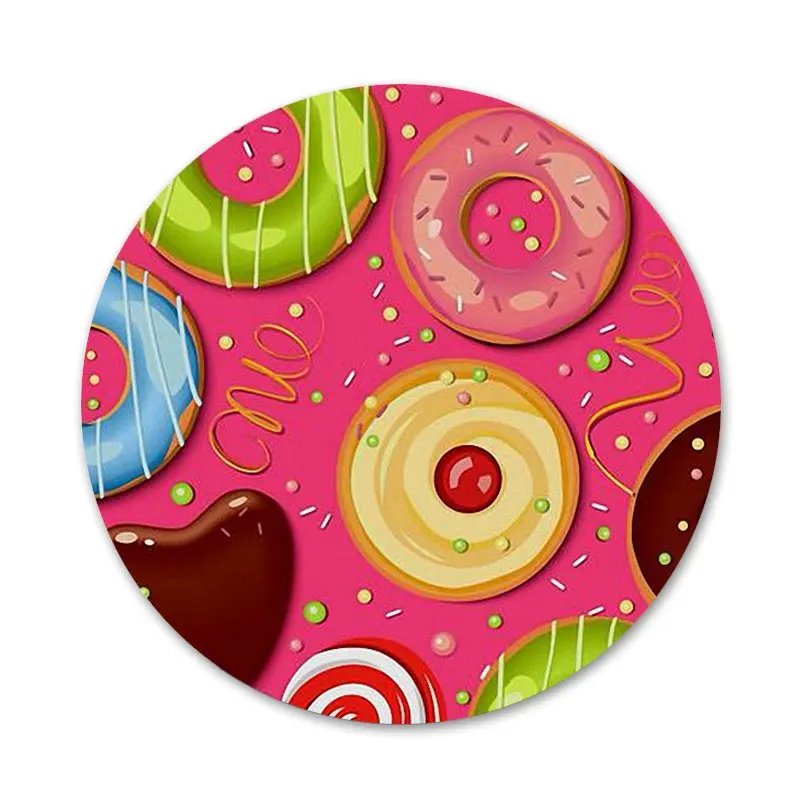 Значки для хлеба Пончика еды значки металлические украшения одежды рюкзака | Дом