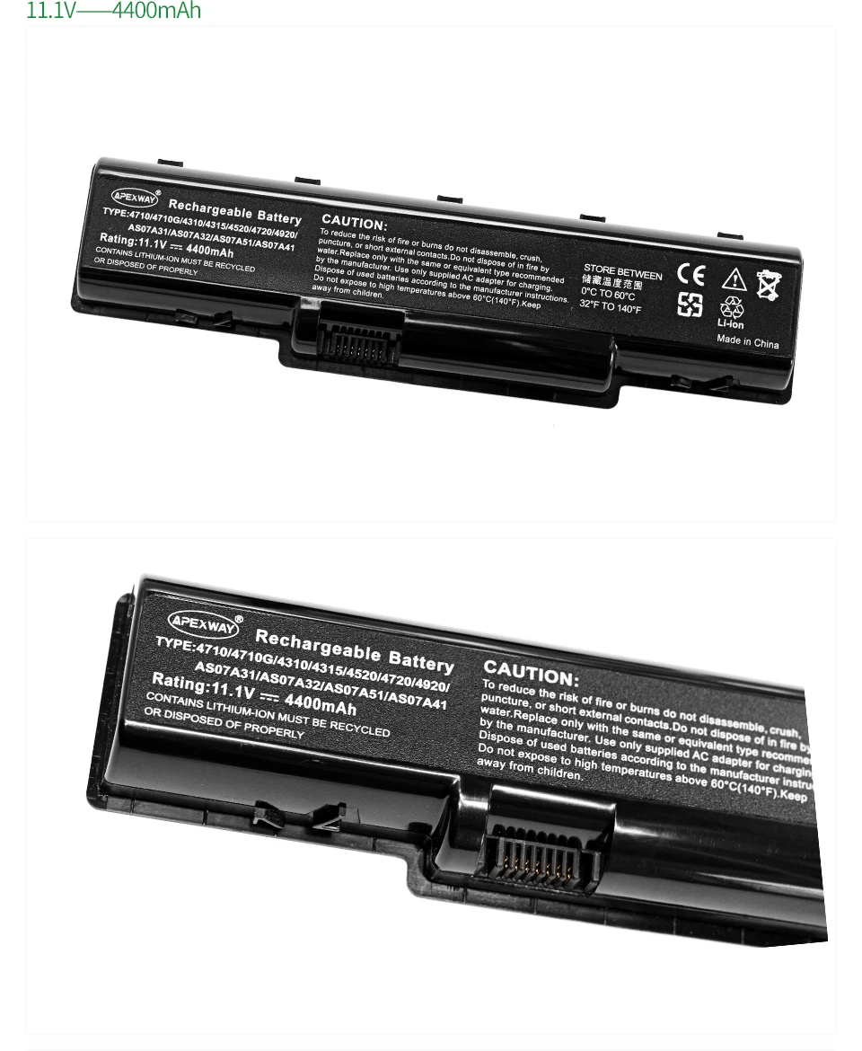 Apexway 6 cell ноутбук Батарея для acer Aspire 5536G 5735Z 5737Z 5738DG 5738G 5738Z 5738ZG 5740DG 5740G 4315 AS07A31 MS2219