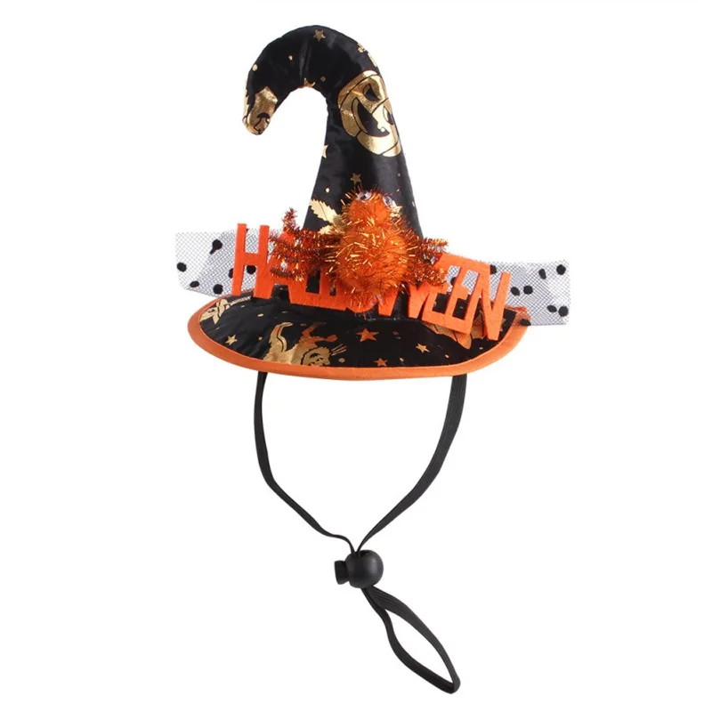 

Halloween Pet Hat Witch Hat Pet Dog Cat Spoof Hat Party Role-playing Props