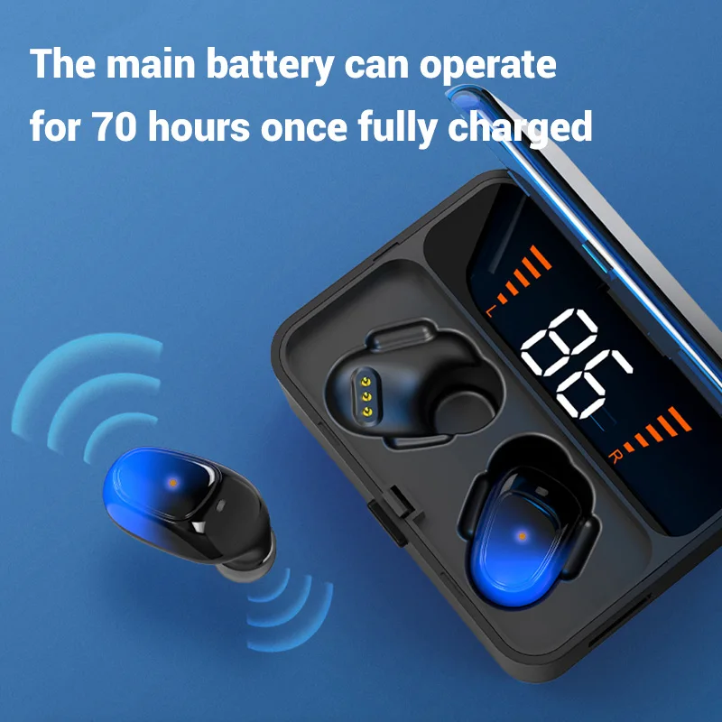 TOPK F13/ES01 TWS 5 0 Bluetooth наушники V5.0 портативный стерео беспроводной сенсорный наушник