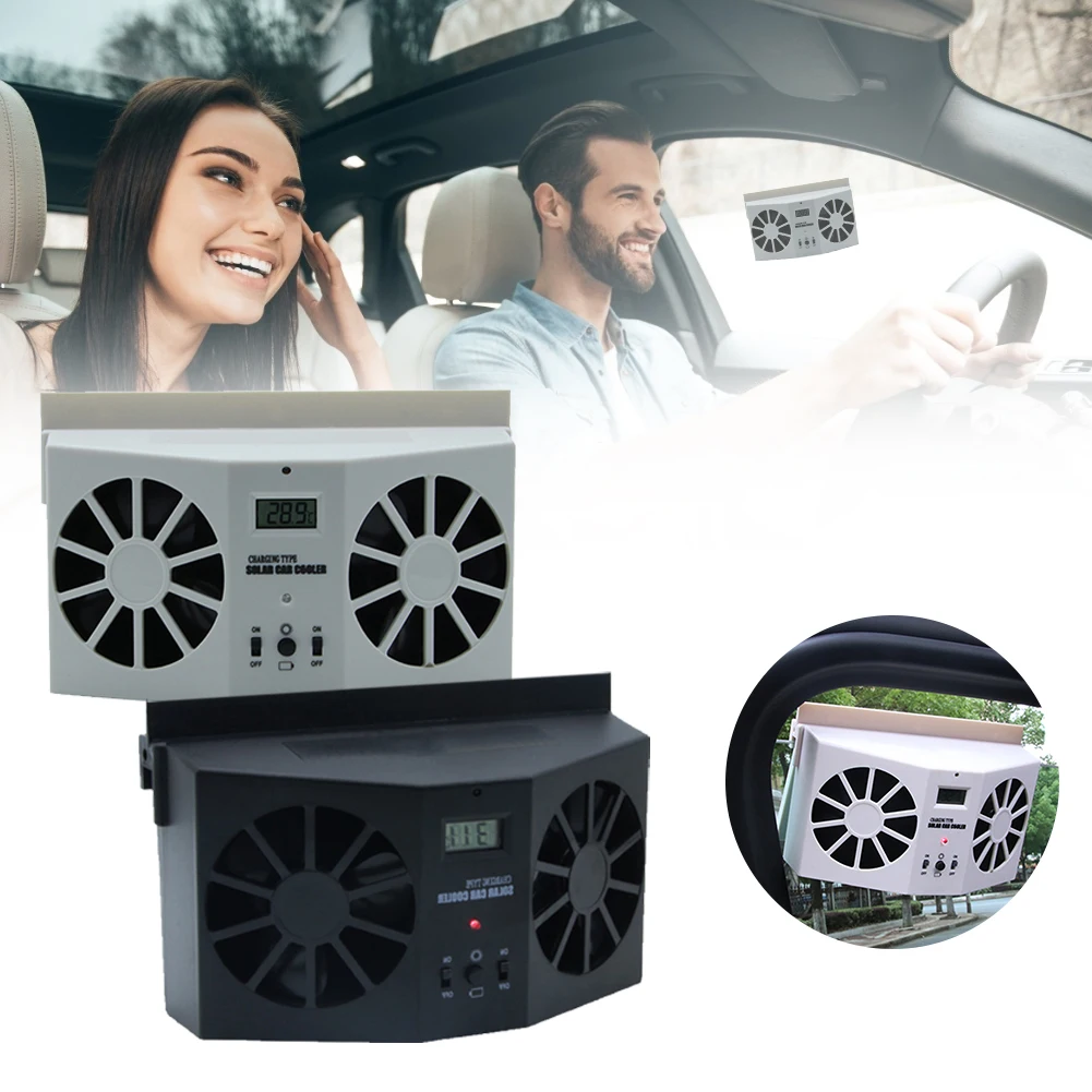 

Car Ventilator Solar Powered Car Exhaust Fan Cools Down and Eliminates Peculiar Smell Window Mounting for Most Cars Dropshipping