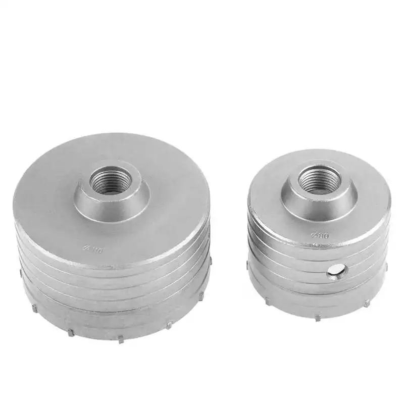 

10Pcs TCT Core Drill Set SDS Plus Extension Shank Tungsten Masonry Hole Cutters 35,40,50,65,82,110mm Drill Bits