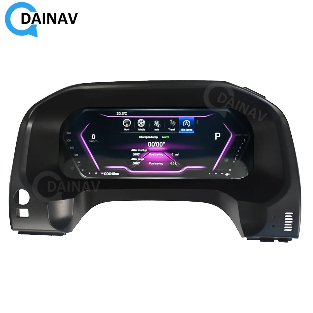 

Android Car LCD Meter instrument dashboard screen GPS Navigation For-Toyota Land Crusier Prado 2010-2020 Multimedia player