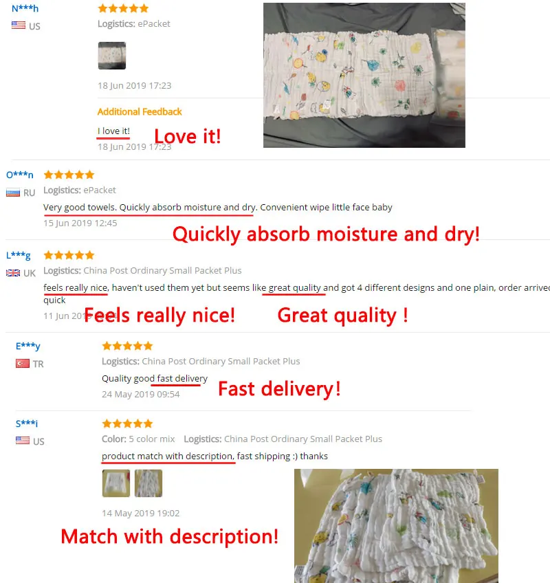 1 шт. детское полотенце из 100% хлопка | Мать и ребенок