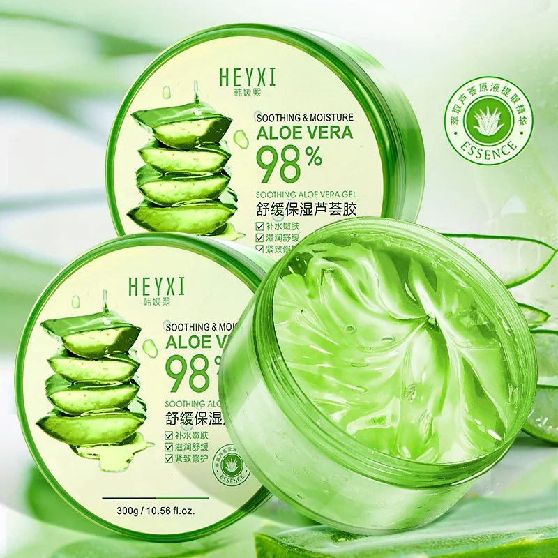 

300 г HEYXI Aloe гель от акне удаление геля с алоэ увлажняющий лосьон крем для лица маска