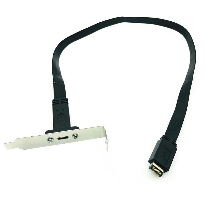 H1111Z компьютерные кабели 0 3 м 5 USB3.1 Передняя панель заголовок Type E папа к USB C Женский