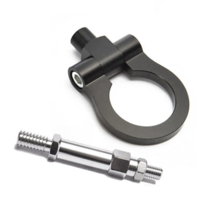 

Car CNC Aluminum Screw-on Front/Rear European Car Tow Hook for Golf 2010 Circular Trailer Ring Car