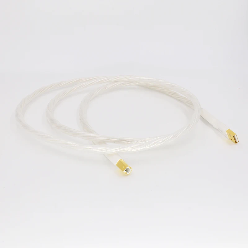 

New Odin Interconnect USB cable with A to B Plated Gold Connection USB Audio Digital Cable,Type A to Type B Hifi Data Cable