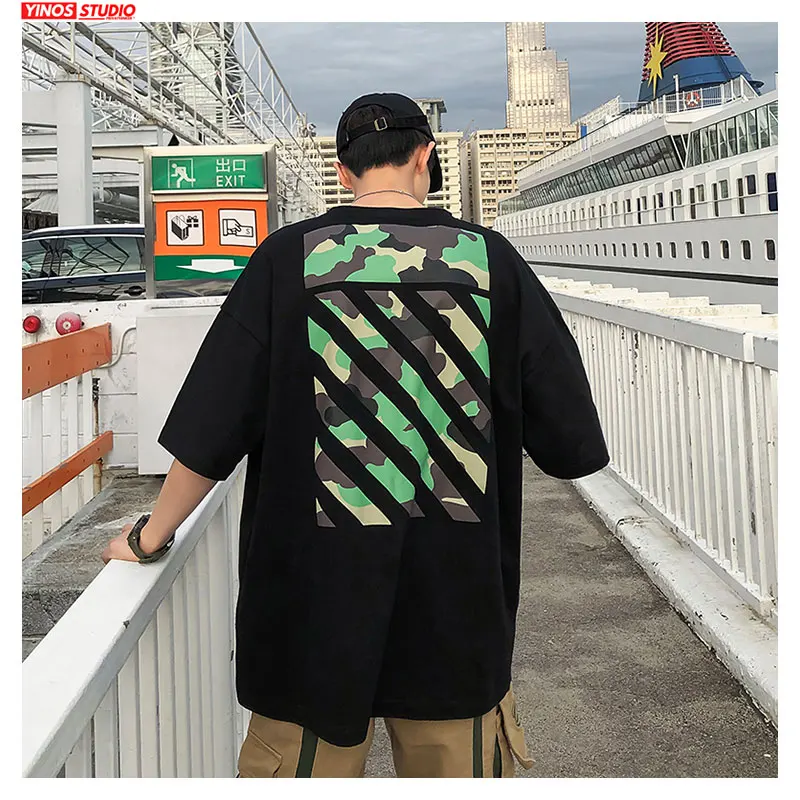 Мужской уличный сверхразмерный Топ повседневные футболки с круглым вырезом и