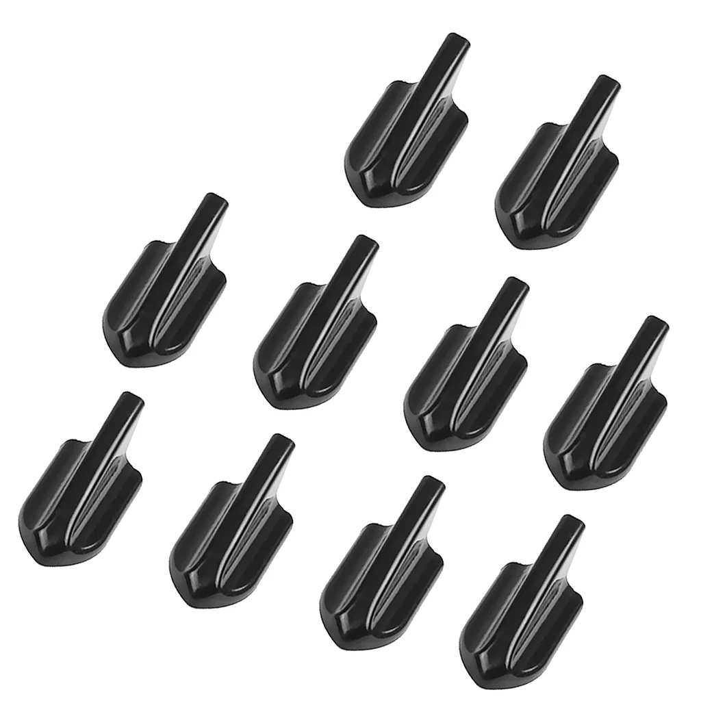 

10pcs Universal Fit Black Vortex Generator Shark Fin Spoiler Wing Roof Trunk