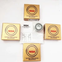 nsk brand 1 pair 7207 7207c 2rz p4 dba 35x72x17 sealed angular contact bearings speed spindle bearings cnc abec 7