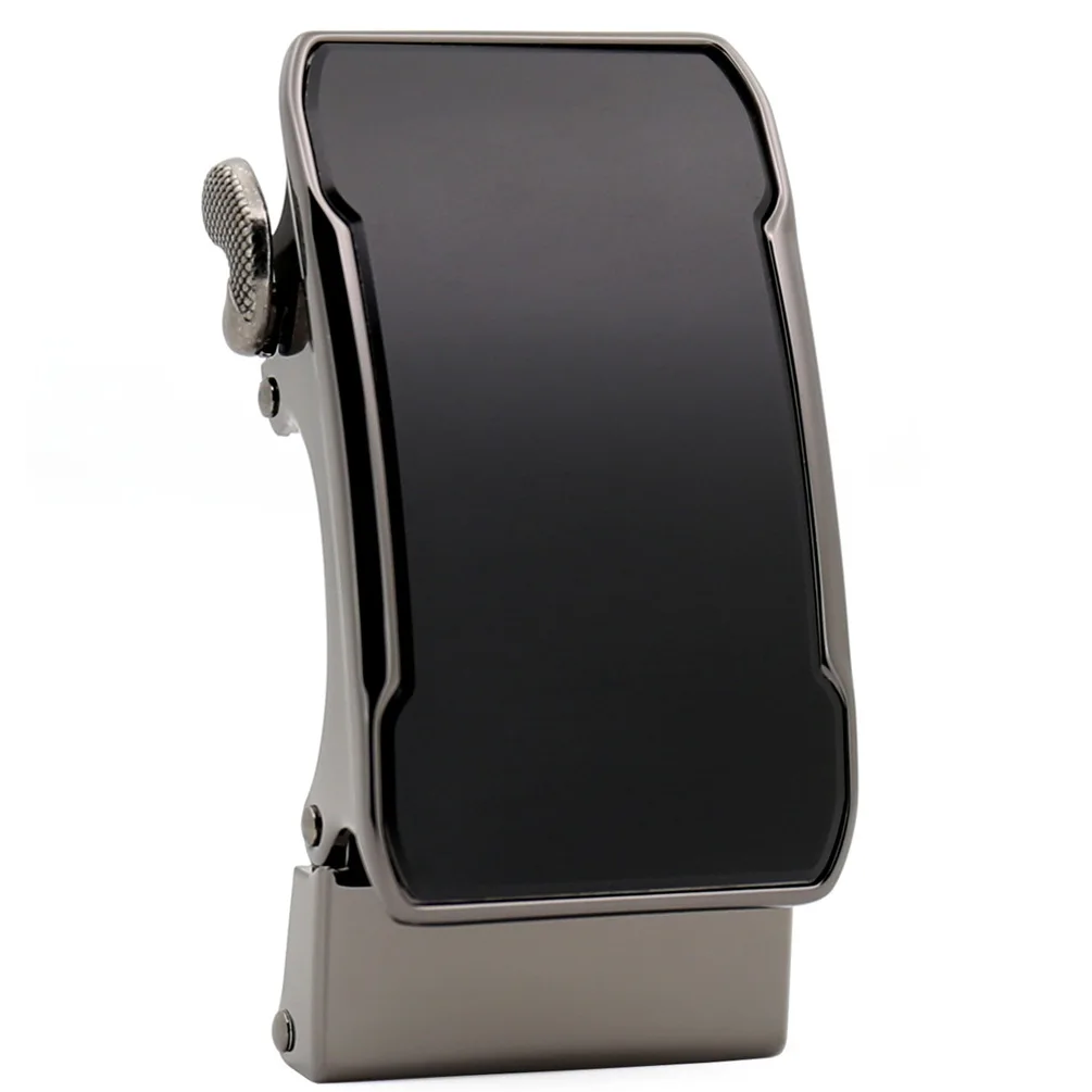 

ZLRPH Alloy Ratchet Belt Buckle Automatic Slide Buckle Belt Accessories automatic belt buckle Inner width 3.6cm