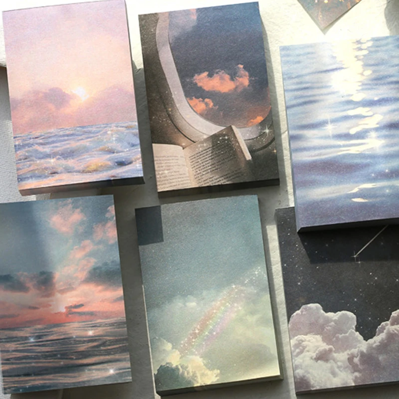 

100 Sheets/Pack Creative Loose Leaf Decoration Sticky Notes Office Memo Note