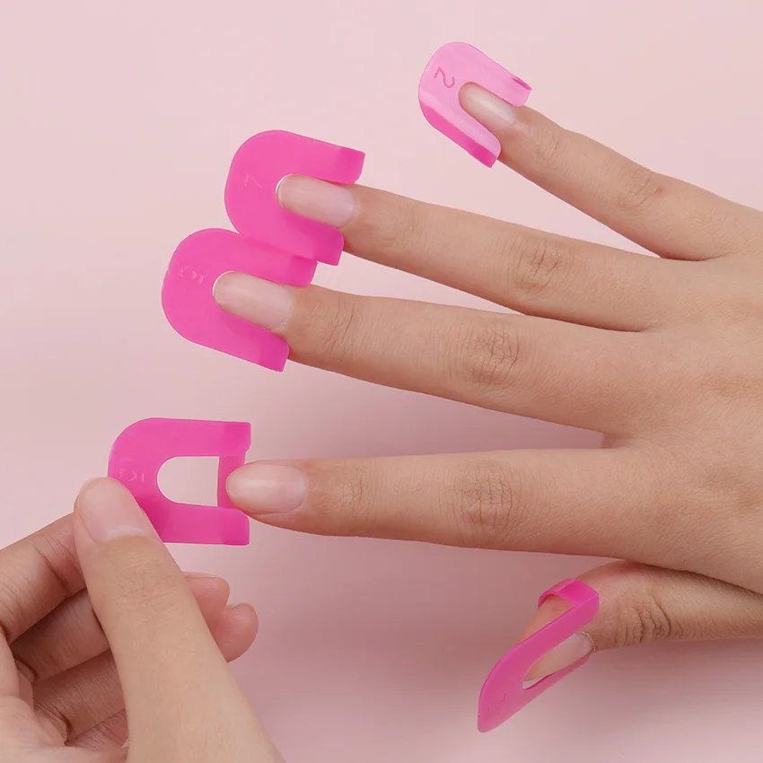 26 шт./компл. инструменты для дизайна ногтей 10 размеров G изогнутая форма защитный