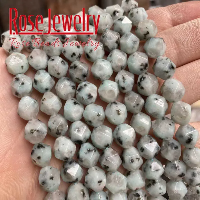 

Natural Faceted Smooth Tianshan Blue Stone Beads For Jewelry Making DIY Bracelet Accessories 15"Strand Wholesale Price 6/8/10mm
