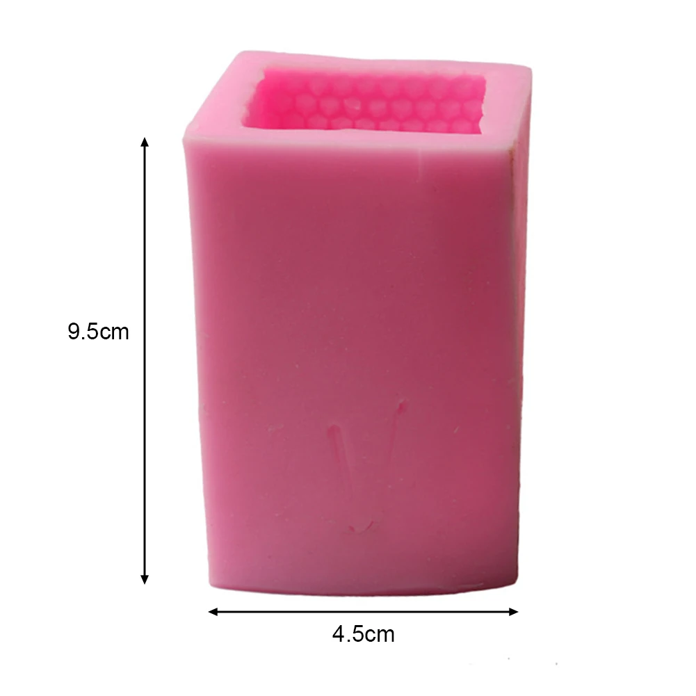 Новинка DIY форма пчела гнездо силиконовая форма для изготовления свечей 3d квадратная свеча помадка торт украшения форма для пудинга выпечки Декор силиконовые формы