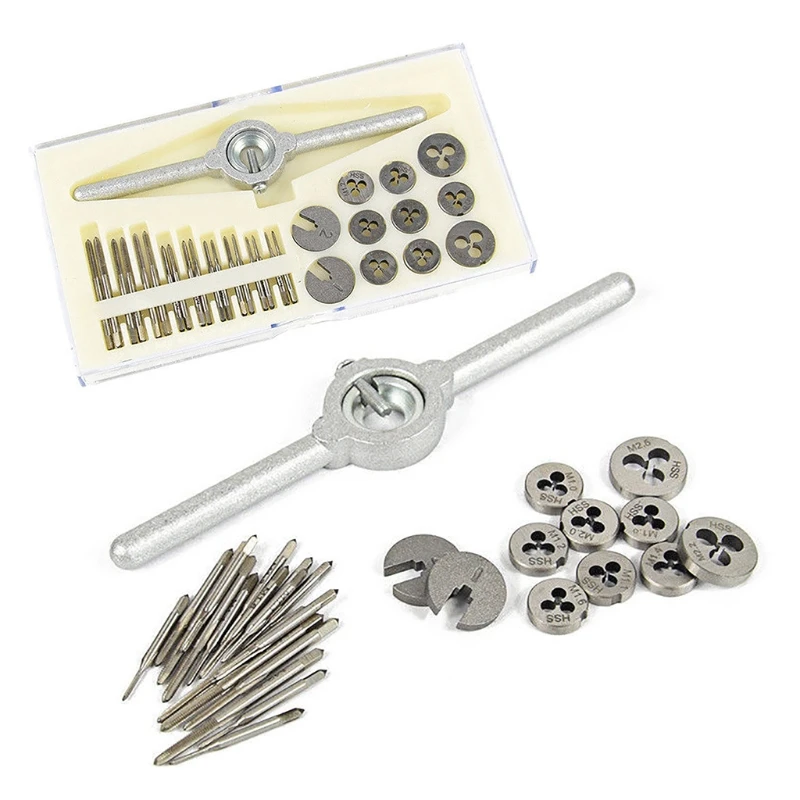 2018 31 шт. Мини HSS метрические резьбовые заглушки краны штампы набор гаечных ключей